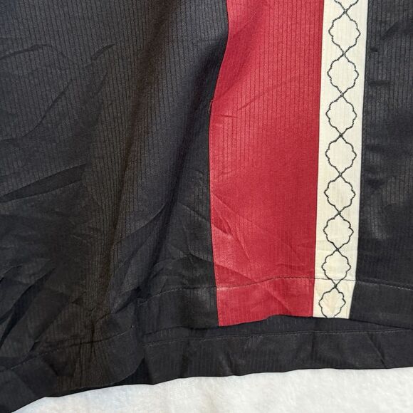 The Havanera Company Men's Shirt Size 3XLT Bowling Button Up Shirt Black Red - Picture 7 of 16